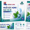 Muối Súc Họng Bạc Hà Hộp 30 Gói x 3Gr